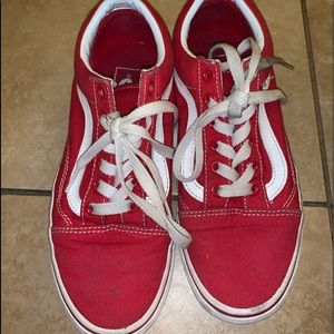 Red Old Skool Vans
